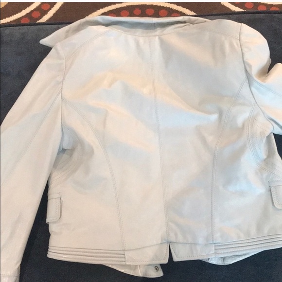 Hanii Y Sheepskin Leather Moto Jacket - Picture 8 of 8